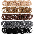 WillingTee 200PCS Small Hair Ties,No Crease,No Damage Baby Hair Ties