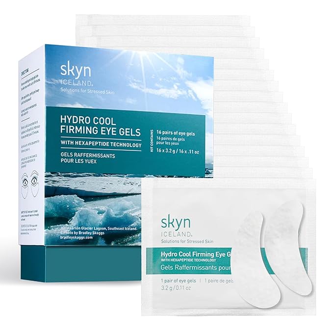 Skyn ICELAND Hydro Cool Firming Eye Patches For Puffy Eyes and Dark Circles