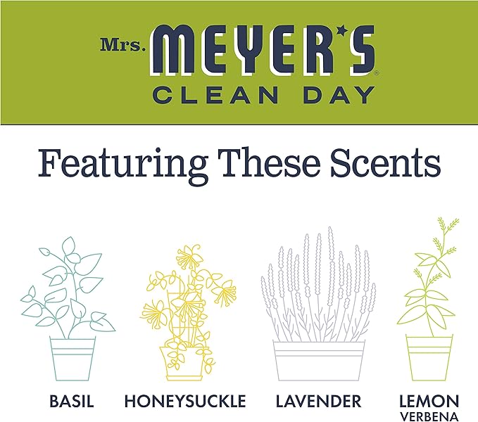 Mrs. MEYER'S Foaming Hand Soap, Lemon Verbena,10 fl oz (Pack of 6)
