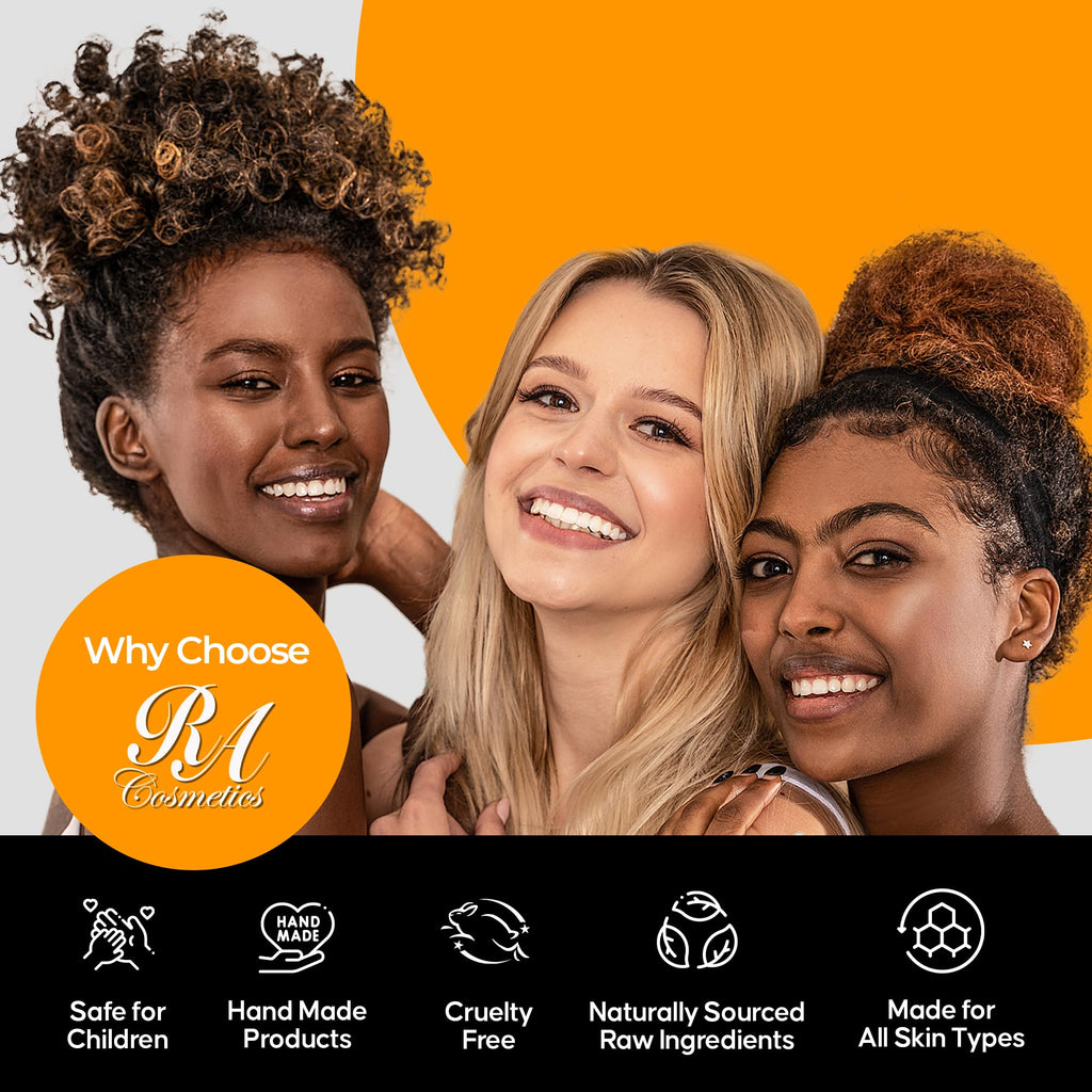 RA Cosmetics Whipped Shea Butter Baby Powder - 6oz | 100% Pure & Natural African Shea Butter for Men & Women - Ultimate Handcrafted Moisturizer with Essential Vitamins for Radiant Skin & Luscious Hair