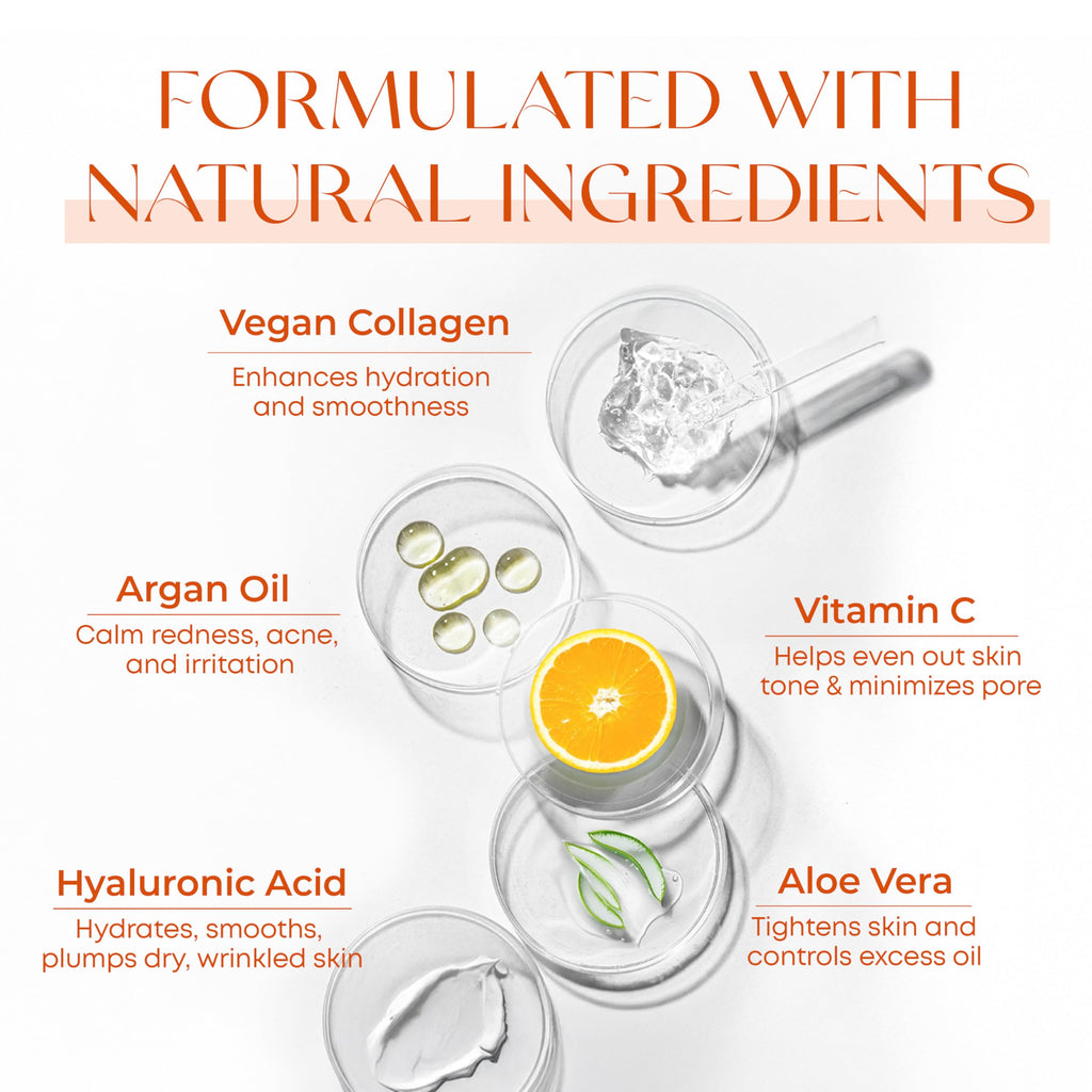 Skin 2.0 Vitamin C Serum - Dermatologist Tested, Anti-Aging & Dark Spot Remover - Brightening, Clean Beauty, Cruelty-Free, Korean Skincare for Glass Skin, All Skin Types - 1.69 Fl. oz