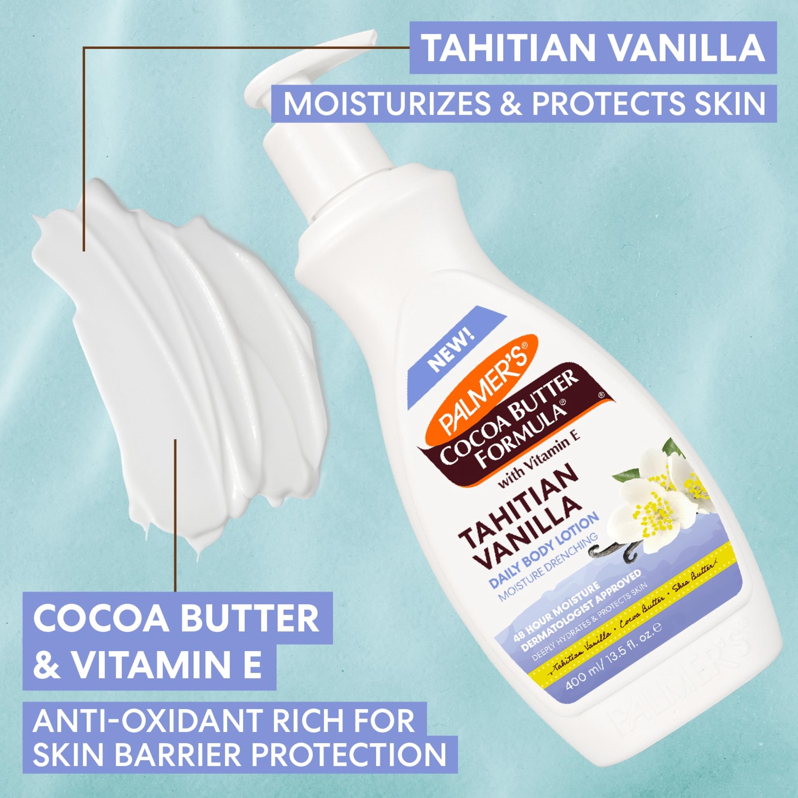 Palmer's Body Lotion, Tahitian Vanilla Cocoa Butter Formula (13.5 Oz)