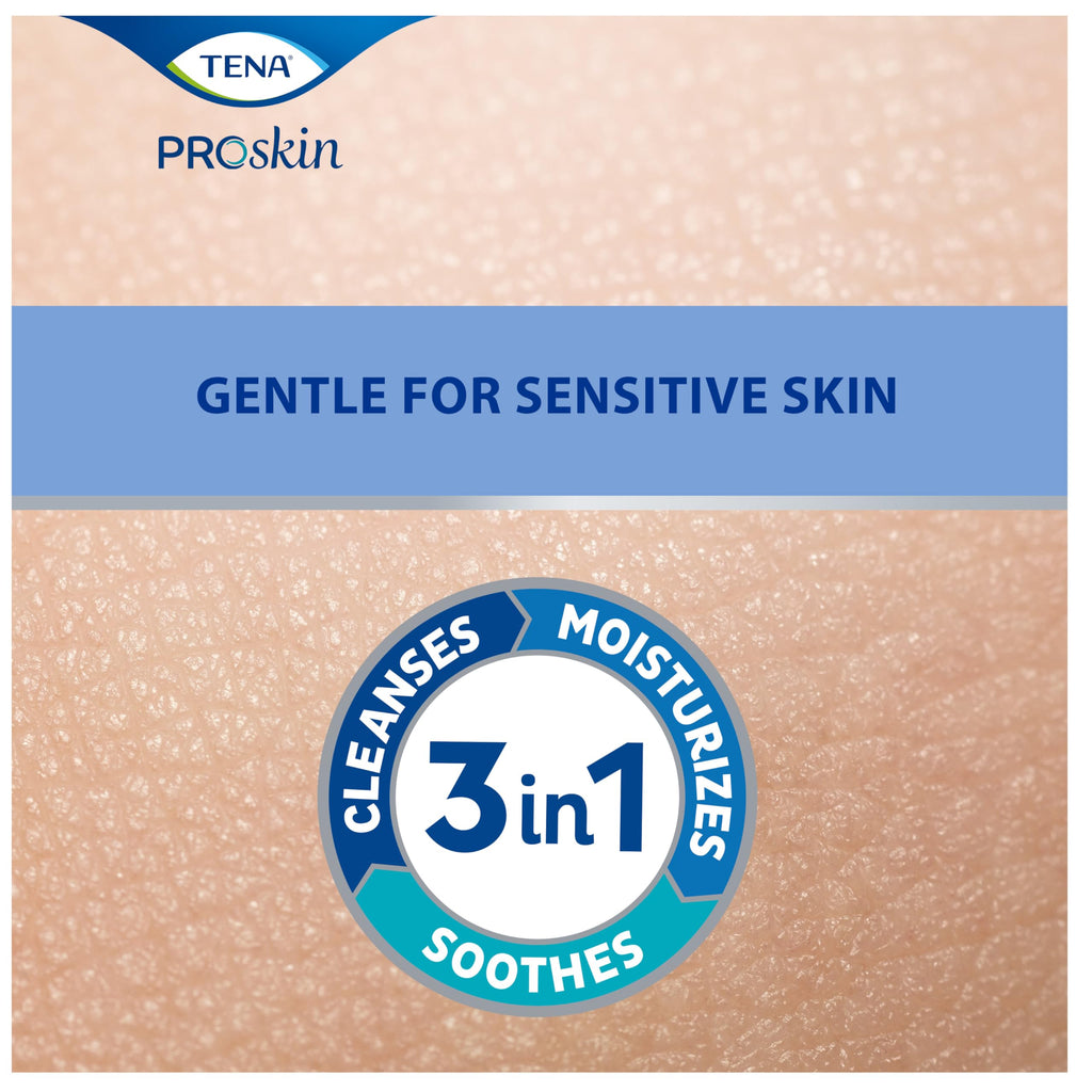TENA Proskin Cleansing Cream, Rinse-Free, Unisex, 6 ct of 8.5 oz (51 oz)