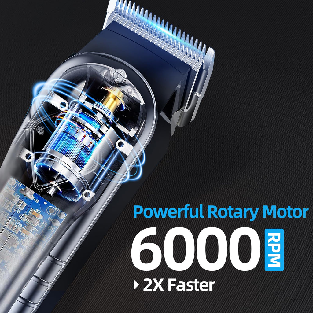 Chicclly Low Noise Hair Clippers for Men & Women with 10 Color Guide Combs