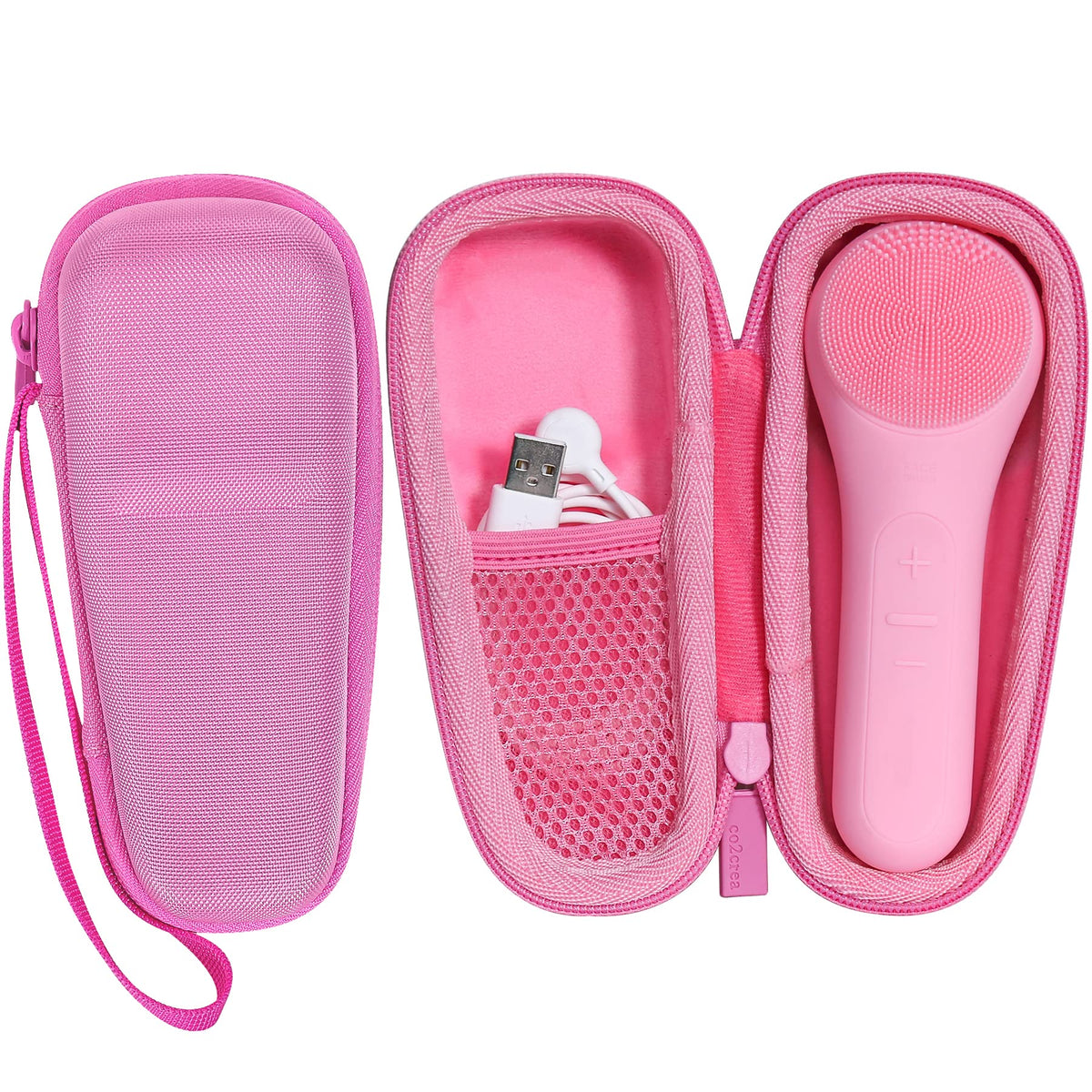co2CREA Case for NågraCoola CLIE 2 1 Sonic Facial Cleansing Brush,Blue