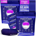 Lure Essentials Eye Serenity Steam Eye Mask, Heated Eye Mask, Self Heating Warm Compress for Dry Eyes, Fast Relief for Stye, Puffy Sensitive Eyes, Moist Heat, Gift for Women and Men - Unscented