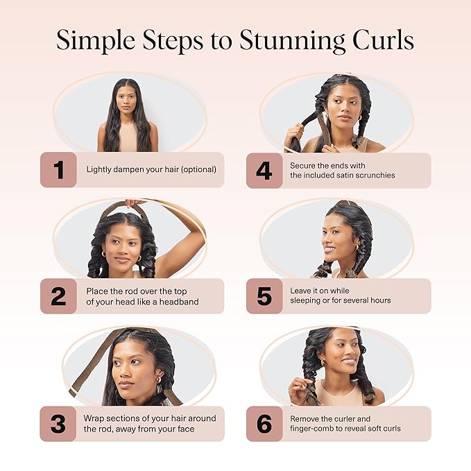 Kitsch Velvet Heatless Curls Overnight Set - Eucalyptus