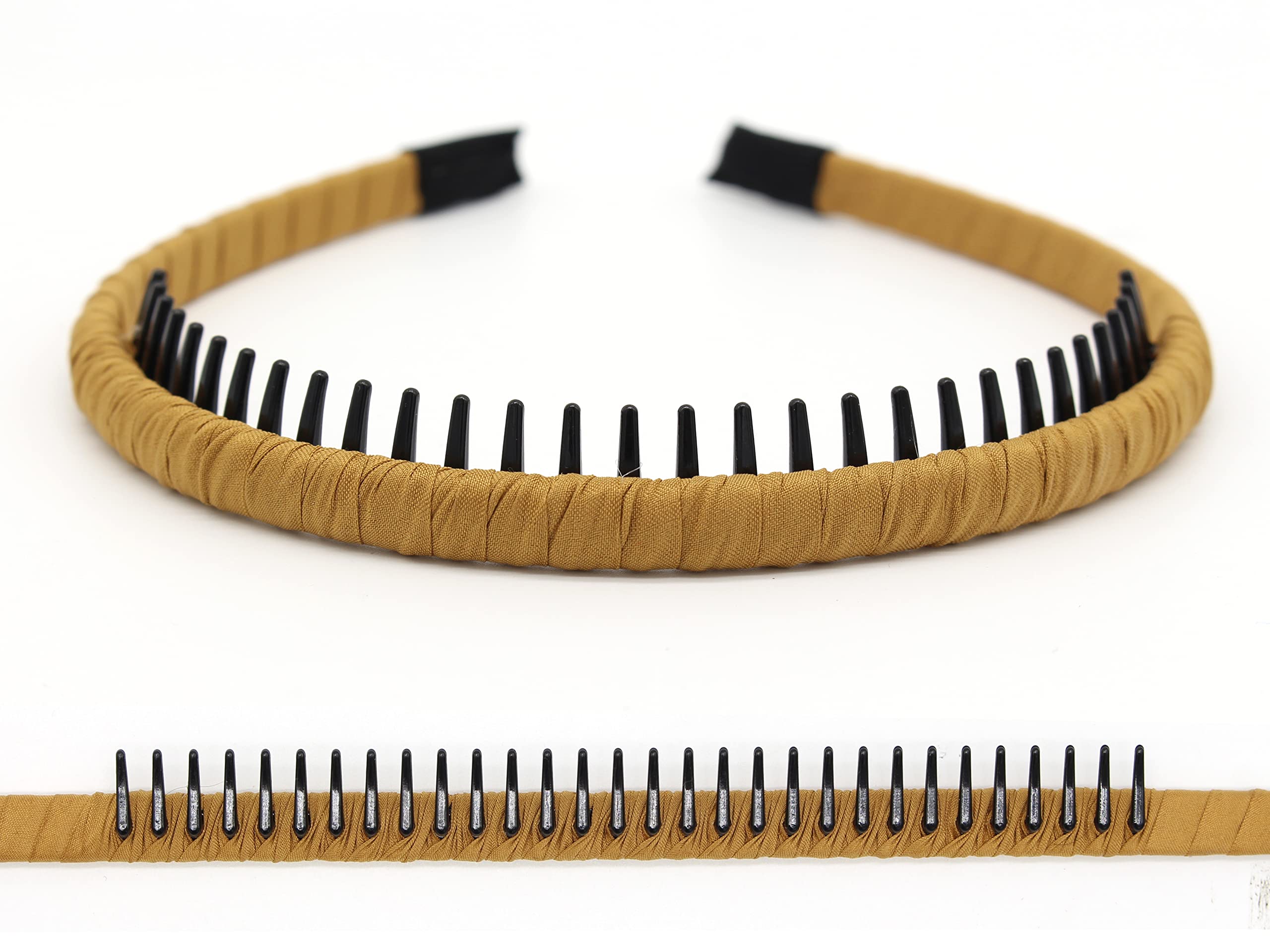 JOBAND fashion head bands for women tooth comb hair hoop Comfy non slip hair bands(4 Colors)