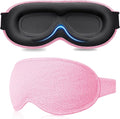 Gritin 100% Blackout Sleep Eye Mask for Women Men, Zero Pressure Sleep Mask