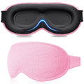 Gritin 100% Blackout Sleep Eye Mask for Women Men, Zero Pressure Sleep Mask