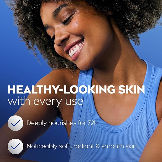 NIVEA Cocoa Butter Body Lotion for Dry Skin with Hyaluronic Acid, 16.9 Oz