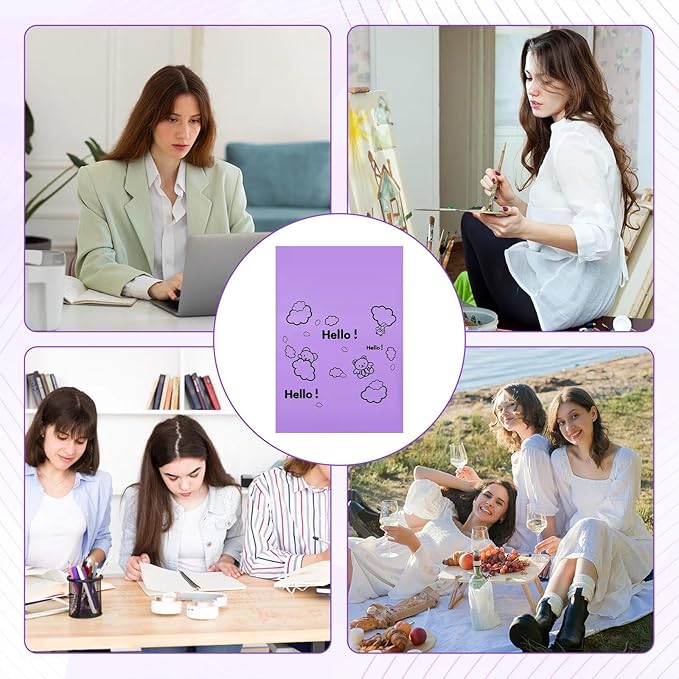 Sanitary Disposal Bags 100 Pcs, 7x12 Inch Purple Hygiene Bag for Feminine Use, Opaque Self-Sealing Period Bag, Odor Proof Tampon Waste Pouch, Portable Sanitary Napkin Disposal Bags for Bathroom