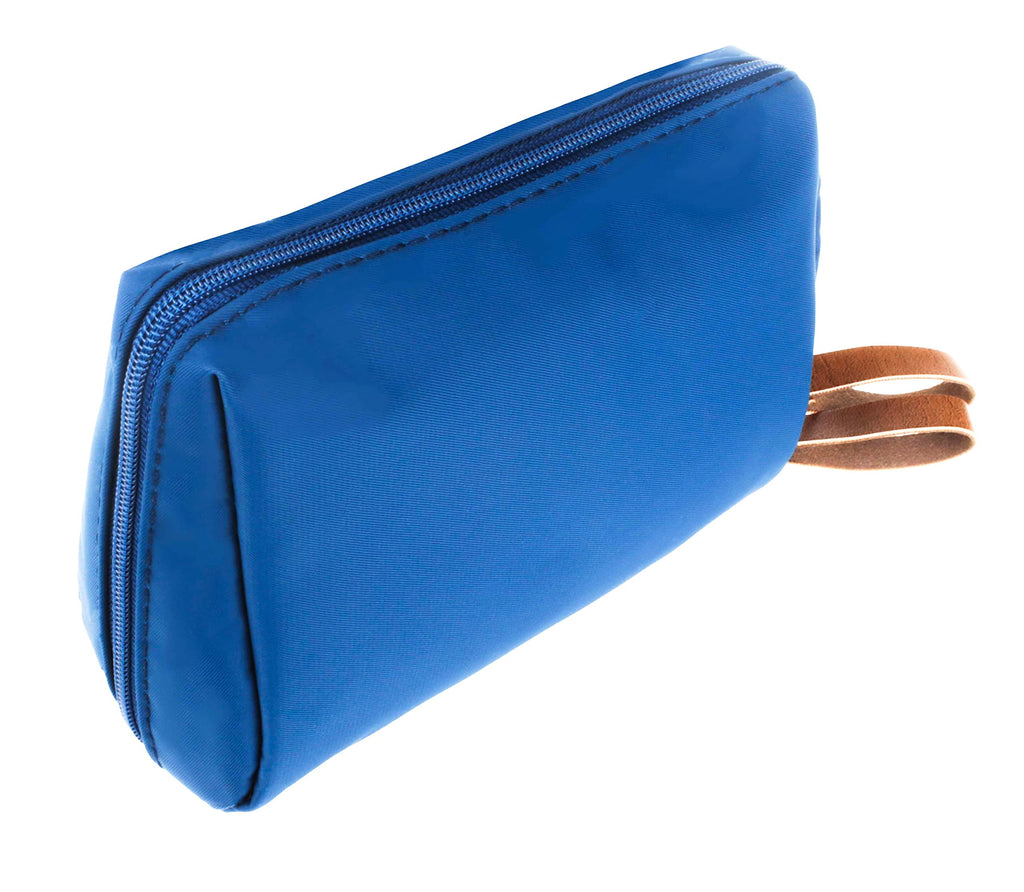 Kososuru Small Makeup Bag for Purse Portable Waterproof Cosmetic Bag Travel Makeup Pouch for Women (Blue, Square)