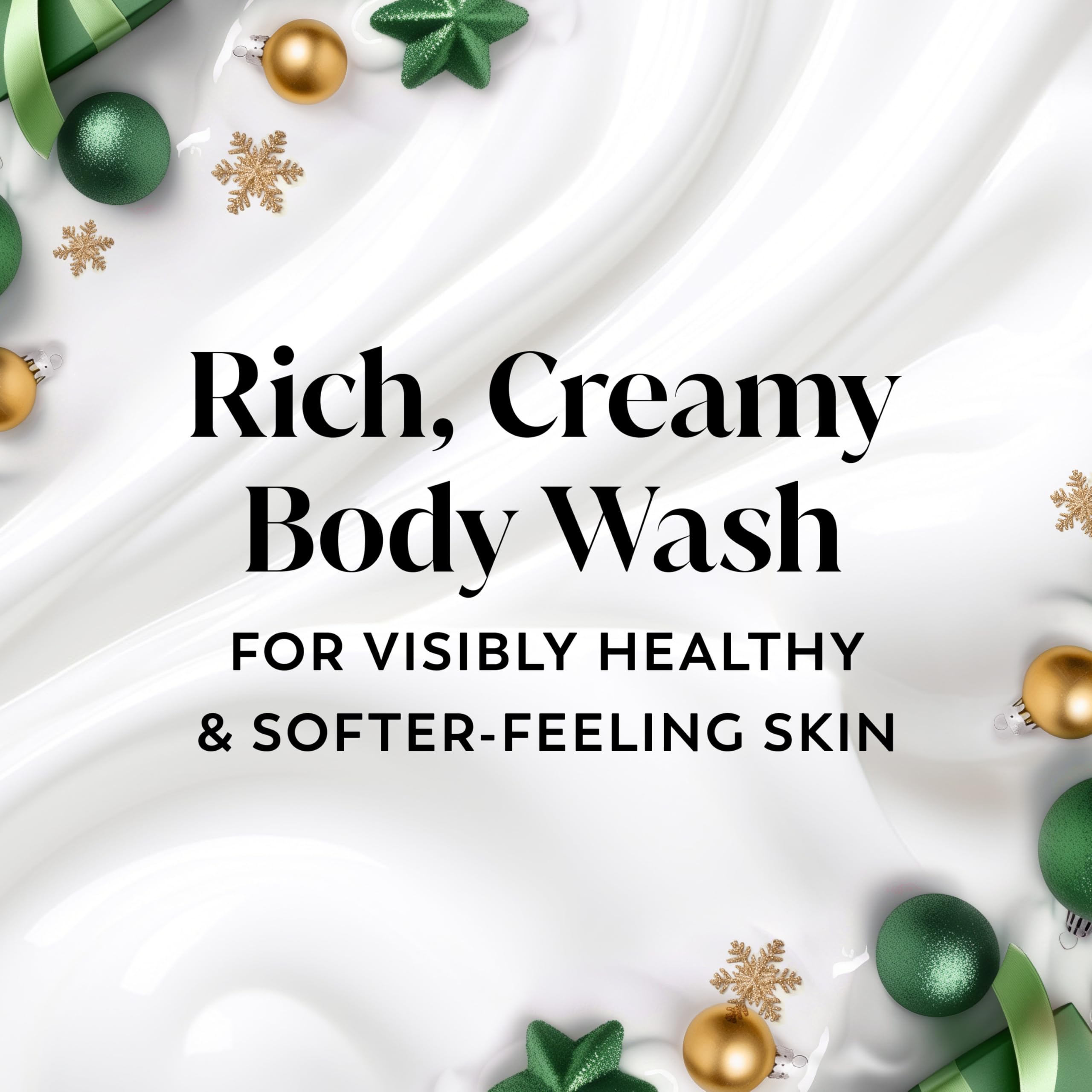 Olay Body Wash for Women, Hydrating & Moisturizing, Holiday Edition, With Plant Based Cleansers, B3 Complex, For All Skin Types, Fireside Fir with Fresh Spruce & Sandalwood Scent, 22 fl oz