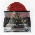BELLANOMI African Exfoliating Net Sponge, Authentic, Ethically sourced from Nigeria, 45 inches Long, Back Scrubber for Daily use (Copper Brown)