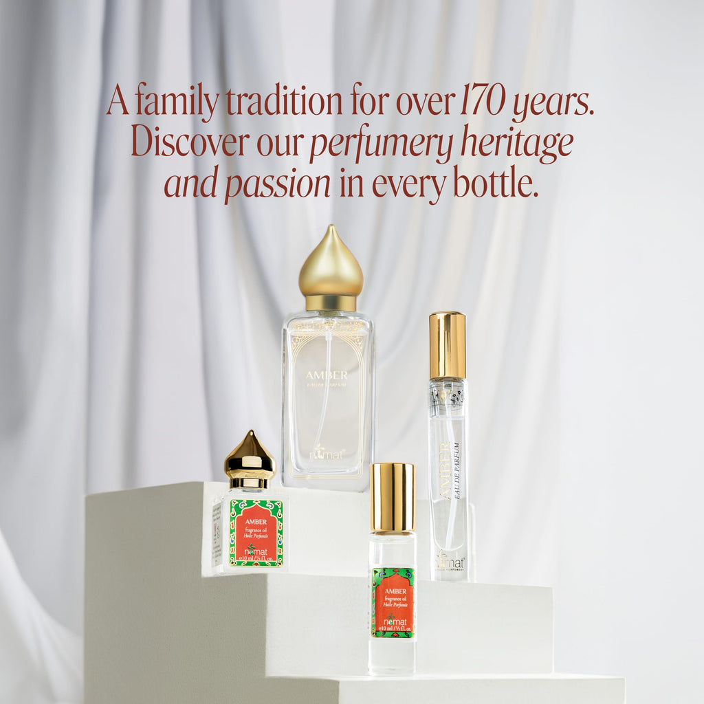 Nemat Amber Perfume Oil Roll-On for Women & Men, 10 ml