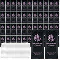 Moist Cotton Towel Bulk Moist Towelettes Individually Wrapped,White Towel Services,Refreshment Pre Moistened Towels for Dentist Travel Sport Party Hotel （Lavender,200)