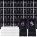 Moist Cotton Towel Bulk Moist Towelettes Individually Wrapped,White Towel Services,Refreshment Pre Moistened Towels for Dentist Travel Sport Party Hotel （Lavender,200)
