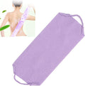 Back Scrubber, Exfoliating Body Scrubbers Portable Scrubber Straps Cleansing Massage Strap Wash Cloth for Shower Back Washer Exfoliating Washcloth Strap with Handles for Family Members
