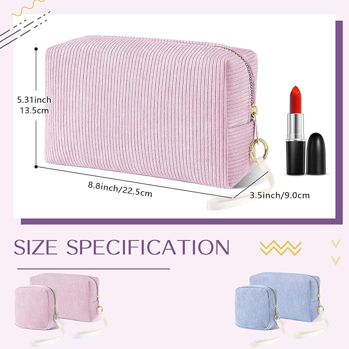 Tampon Holder for Purse, Corduroy Period Bag Sanitary Napkin Storage Bag for Girls Womens, Portable Feminine Emergency Pad Period Pouch(Pink)