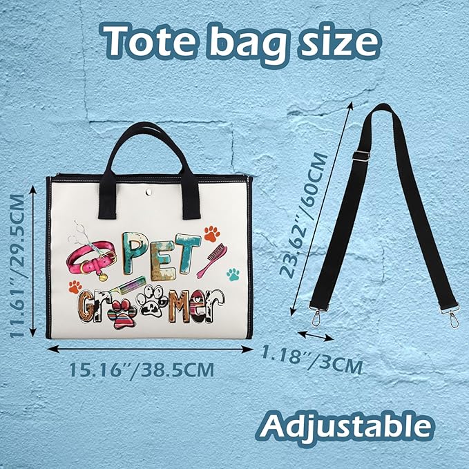 XYANFA Dog Groomer Tote Bag - Dog & Pet Grooming Kit - Salon Gift