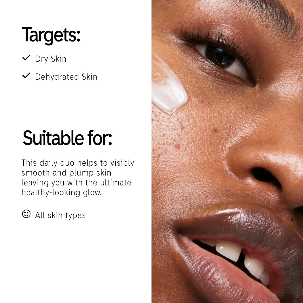 The INKEY List It’s Giving Hydration Gift Set, Hydrating Cream-to-Milk Cleanser + Omega Water Cream Moisturiser, Skincare Duo for Healthy, Glowing Skin, Gift Set for All Skin Types