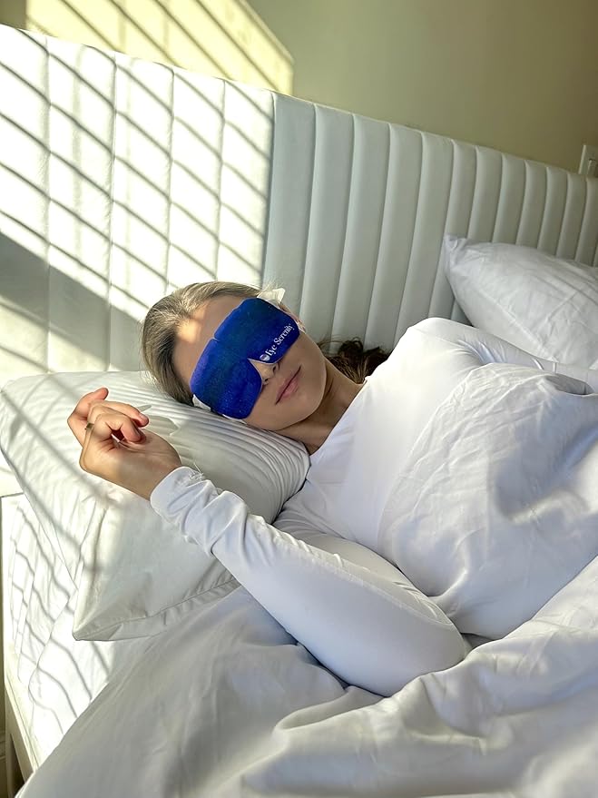 Lure Essentials Eye Serenity Steam Eye Mask, Heated Eye Mask, Self Heating Warm Compress for Dry Eyes, Fast Relief for Stye, Puffy Sensitive Eyes, Moist Heat, Gift for Women and Men - Unscented