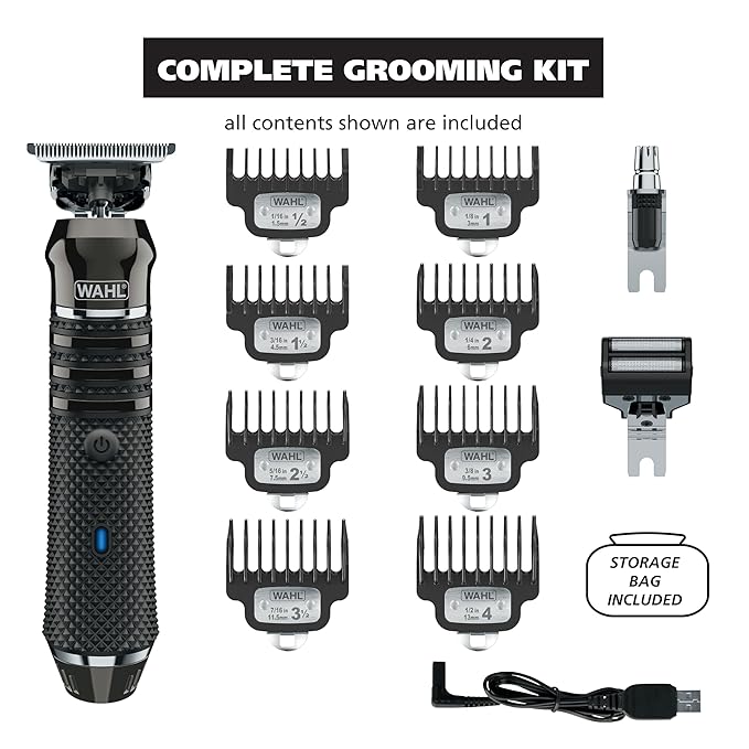 Wahl Pro Series High Visibility Cordless USB Skeleton Style Beard Trimmer