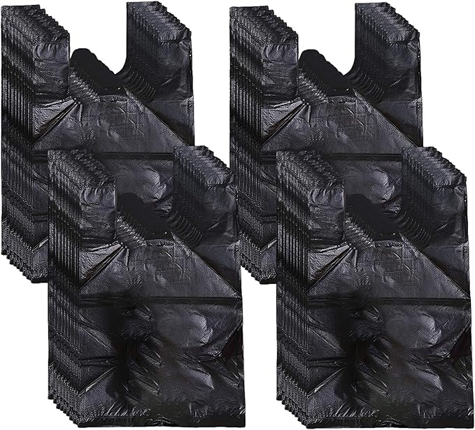 Sanitary Napkin Disposal Bags 400pcs Women Personal Disposal Bags Sanitary Waste Bags With Handles for Feminine Products Sanitary Napkin Storage Bag (Black)