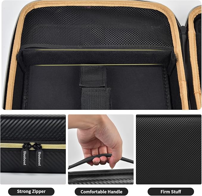 Boobowl Hard Case for Hair Clippers, Barber Tool Organizer for Home&Travel
