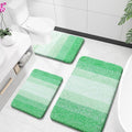 OLANLY Microfiber Bathroom Rugs Sets 3 Piece, 36"x24"+24"x16"+24"x20"
