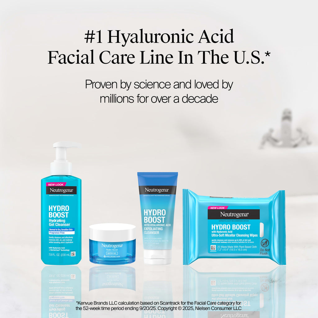 Neutrogena Hydro Boost Water Gel + Trial Cleanser, 2 pk