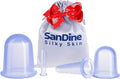 Body Cupping Therapy Sets - Sandine Face Cupping Set - Facial Cupping System - Silicone Massage Cups - Cupping for Cellulite Kit - Ideal to Shape your Cheeks, Chin by Sandine