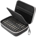 Noverlife Hair Clipper Guard Blades Holder Case, Barber Guard Storage Bag for 20 Metal Blades Hard Storage Travel Case