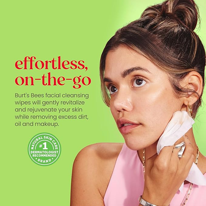Burt's Bees Soothing Fragrance Free Facial Towelettes, 30 ct.,