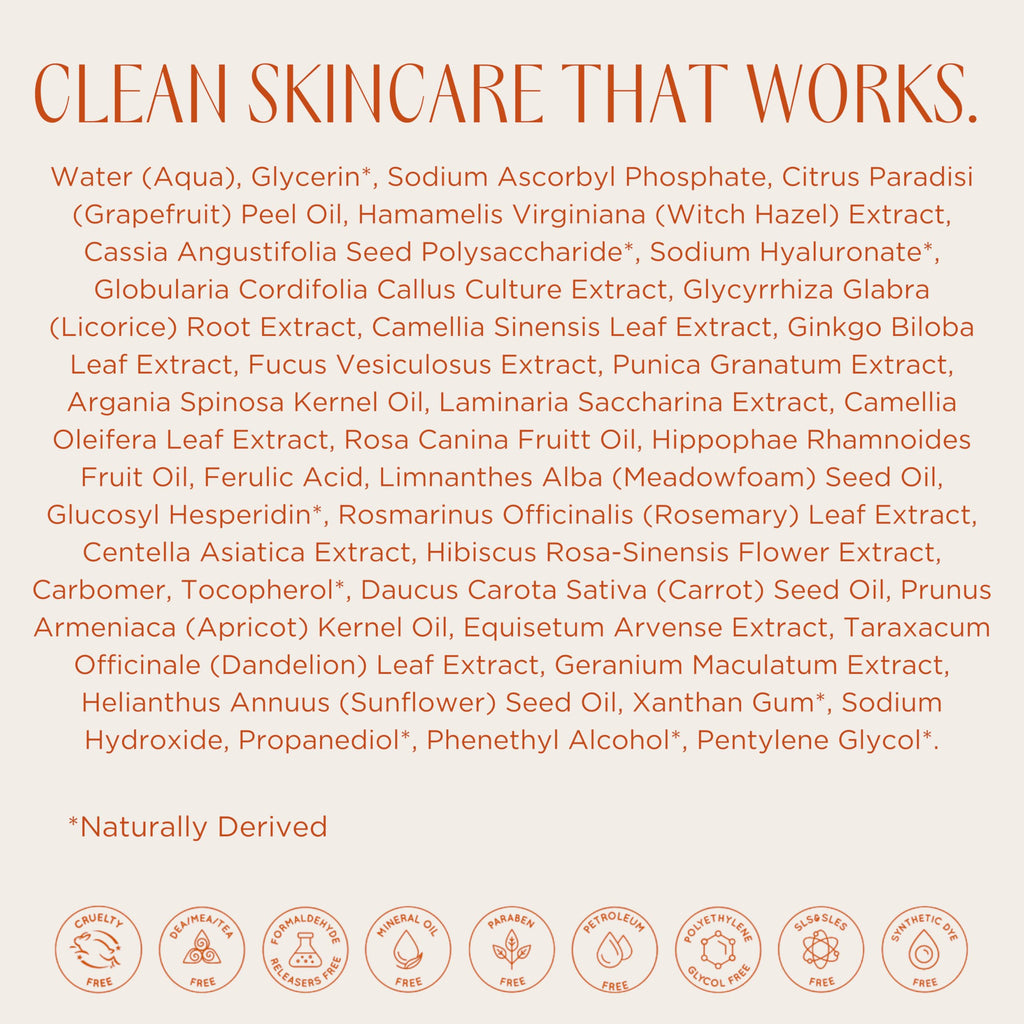 InstaNatural Vitamin C Face Serum: Fine Lines and Discoloration, 2 Fl Oz