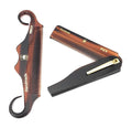 GENTS Handmade Portable Mustache Beard Comb Set - 2 Pocket Sized Foldable Fine Tooth Grooming Combs