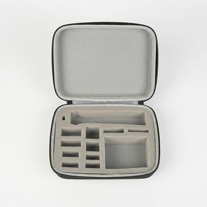 GWCASE Travel Case Compatible with Philips for Norelco Multigroom Series 7000 5000 Men's Grooming Kit with Trimmer MG7750/49 MG7910/49 MG9510/60. Storage Holder for Attachment Trimmers (Grey Inner, S)