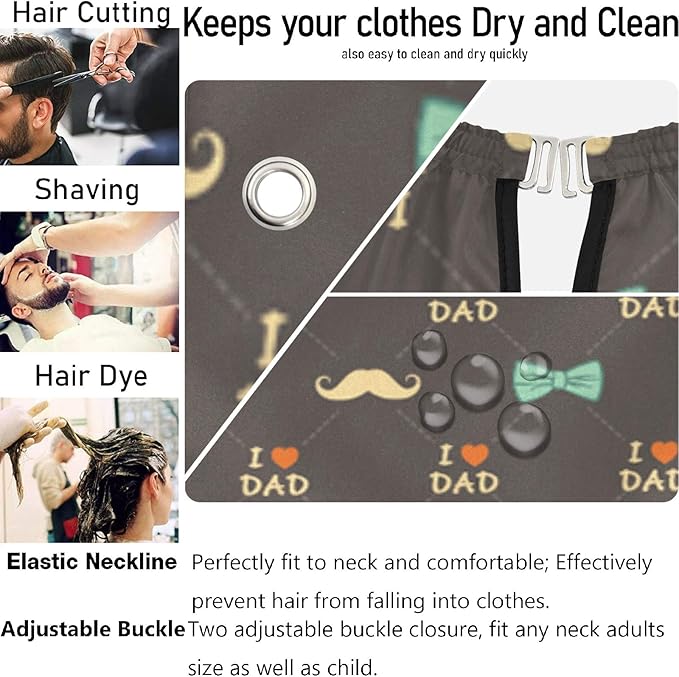 Stylish Barber Cape - Unisex Hair Cutting Apron for Men & Women