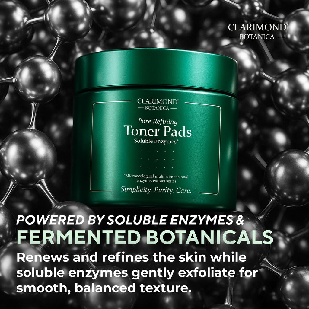 Pore Refining Toner Pads with Bifida Ferment, Niacinamide, BHA, Saccharomyces Extract, Centella Asiatica – Fragrance-Free Exfoliating & Brightening Facial Pads, for All Skin Types – 50 Pads
