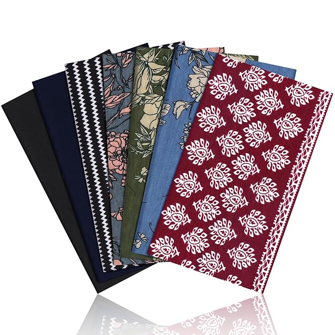 DiyJibb Boho Headbands for Women, 7PCS Fashion Wide Hair Bands for Summer Vacation & Music Festival