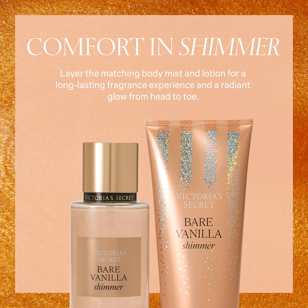 Victoria's Secret Bare Vanilla Shimmer Fragrance Body Lotion (8 oz)