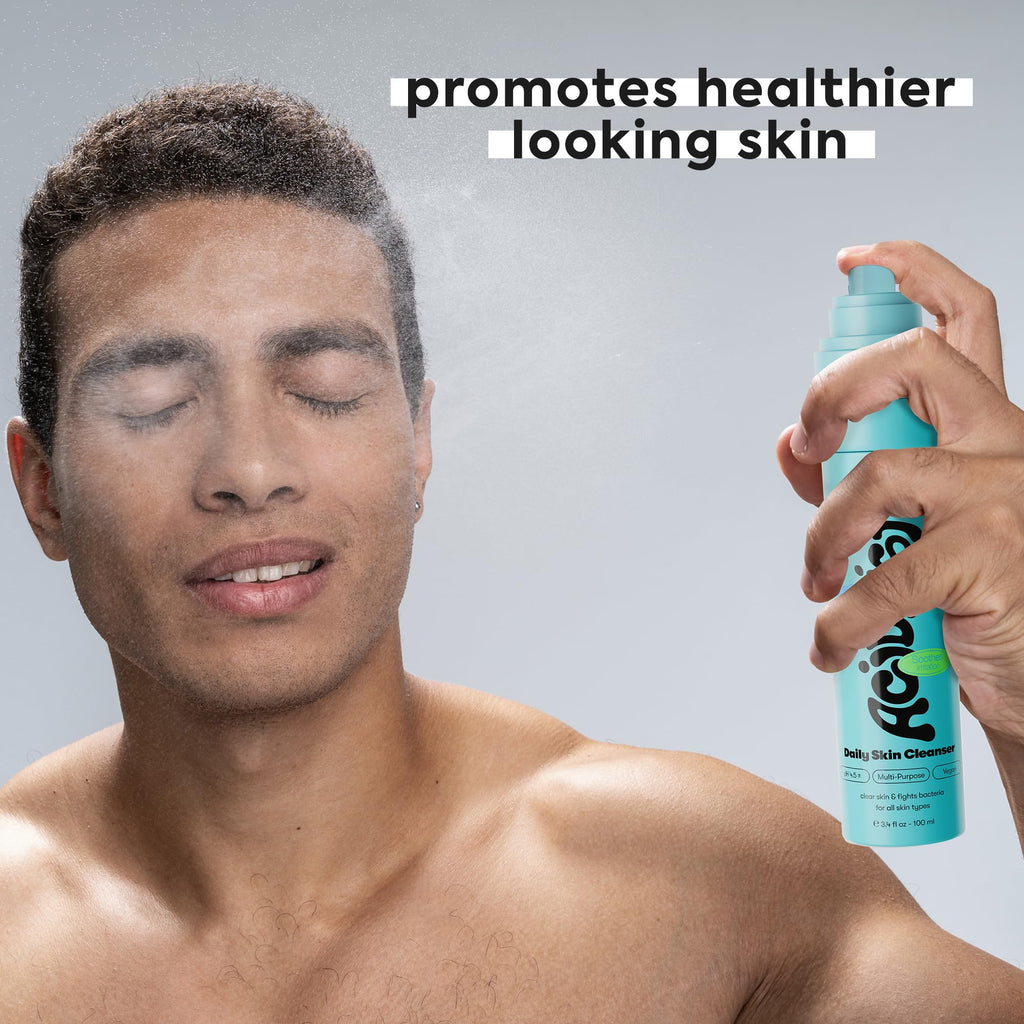 Hypochlorous Acid Spray for Face & Body - 3.4 fl oz 0.02% HOCL - Helps Reduce Redness and Breakouts - Travel Size Hypochlorous Spray - Multi-Purpose Topical Facial Skin Repair - pH-Balancing Toner