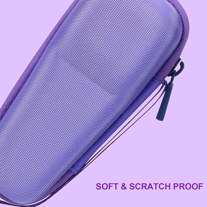 co2CREA Hard Carrying Case Compatible with NågraCoola CLIE Sonic Facial Cleansing Brush (Violet)