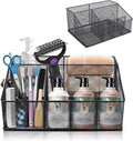 Universal Pet Grooming Supplies Organizer, Dog Storage Organizer for Grooming Supplies, 6-Compartment Mesh wire Dog Stuff Storage Organizer for Dogs Cat Grooming Blanket,Shampoo,Trimmer,Clipper,Brush