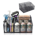 Universal Pet Grooming Supplies Organizer, Dog Storage Organizer for Grooming Supplies, 6-Compartment Mesh wire Dog Stuff Storage Organizer for Dogs Cat Grooming Blanket,Shampoo,Trimmer,Clipper,Brush