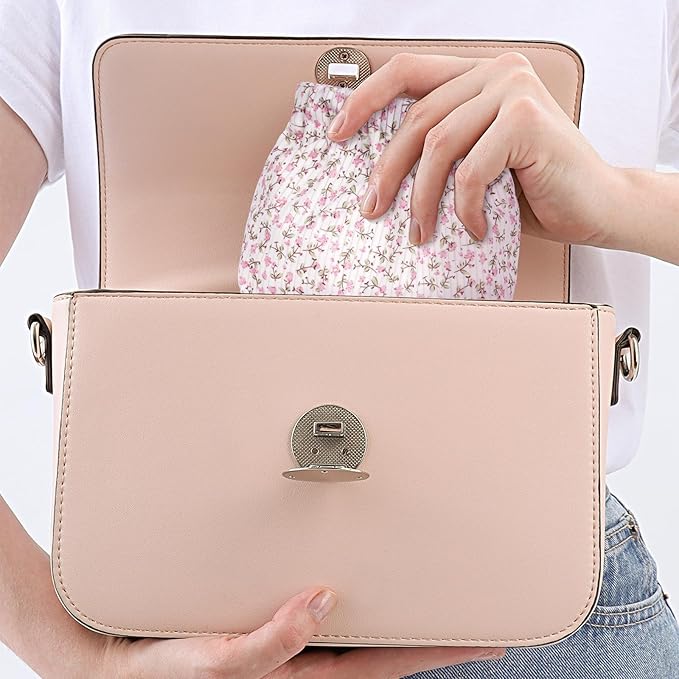 honitty Mini Makeup Pouch,Corduroy Elastic Wallet Storage for Women,Cute Small Lipstick Bag for Purse