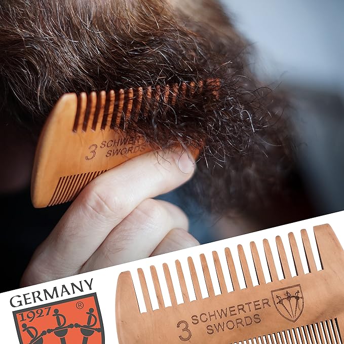 3 Swords Germany – beard mustache care comb (VGW)