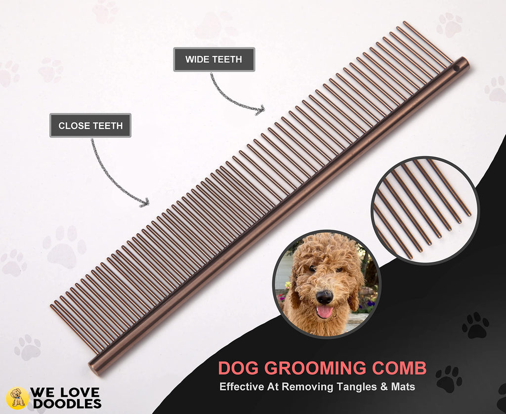 Dog Grooming Scissors Kit, 4 Pieces, Curved, Straight & Thinning Shears Set