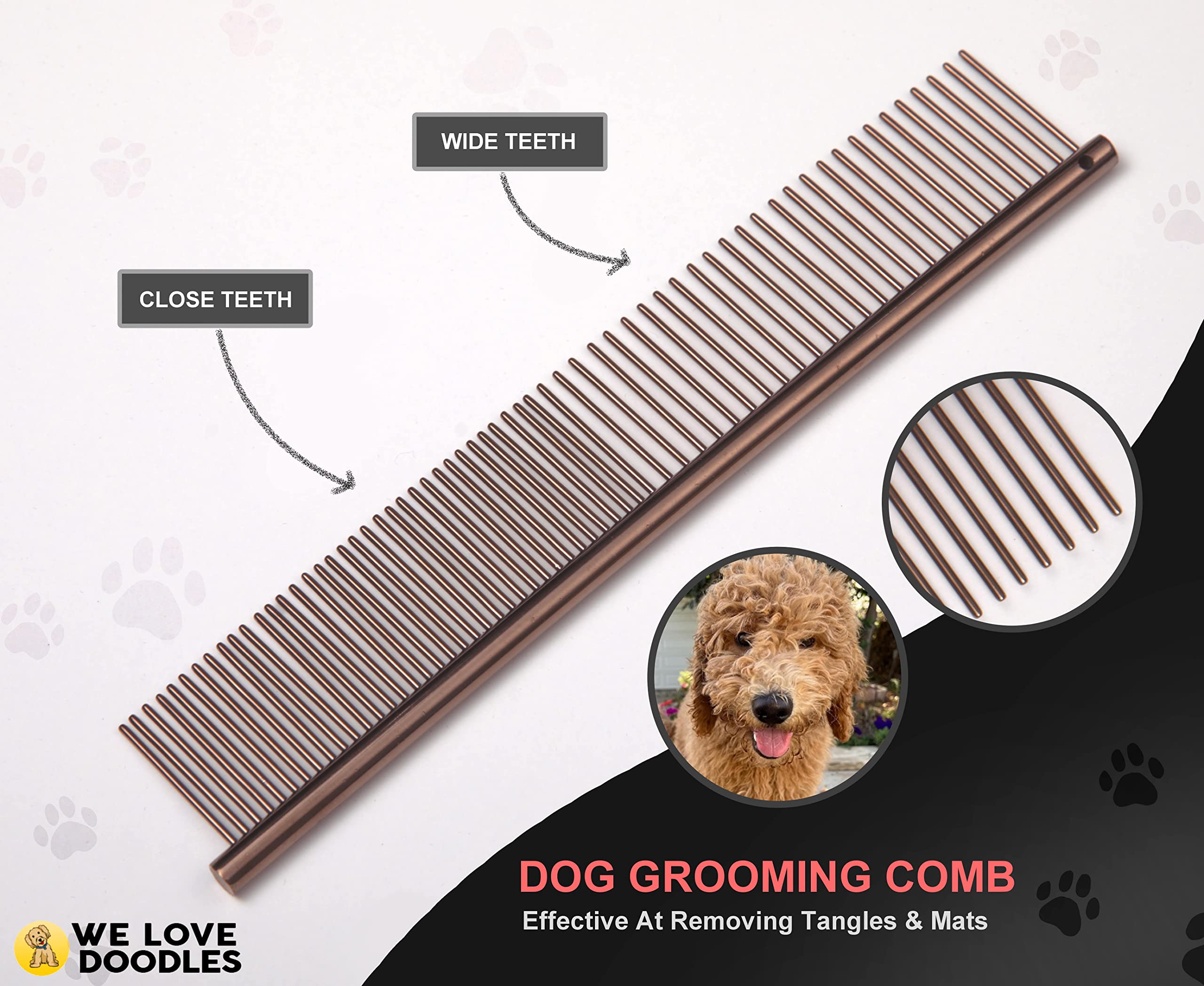 Dog Grooming Scissors Kit, 4 Pieces, Curved, Straight & Thinning Shears Set